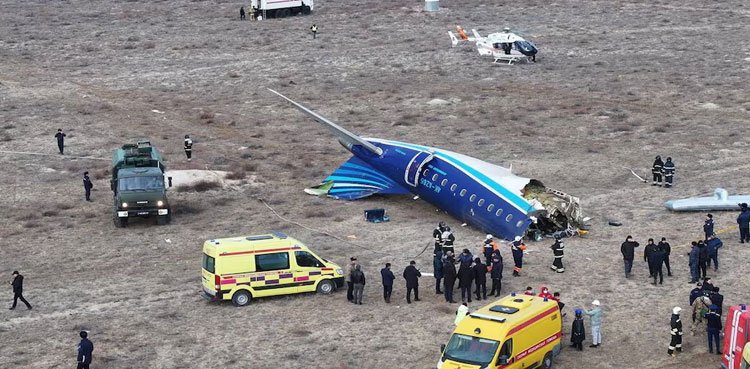 Azerbaijan Airlines plane crashes in Kazakhstan, many feared dead